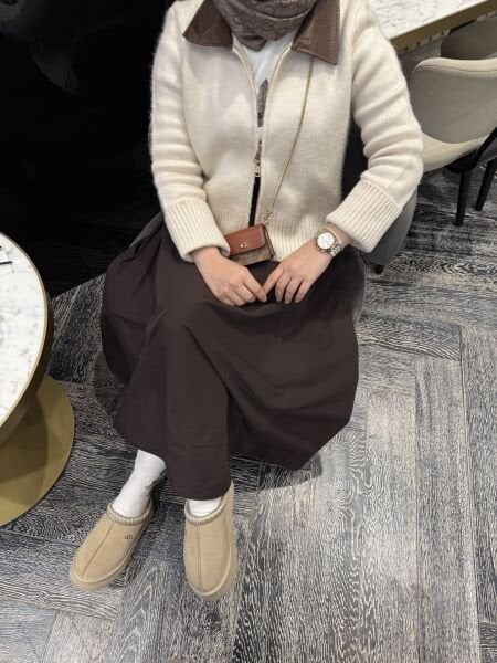 Çift fermuarlı hırka