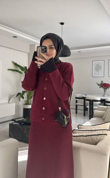 Rosa Simli Takım / BORDO