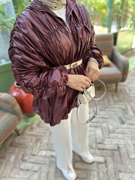 CLARA YAĞMURLUK BORDO