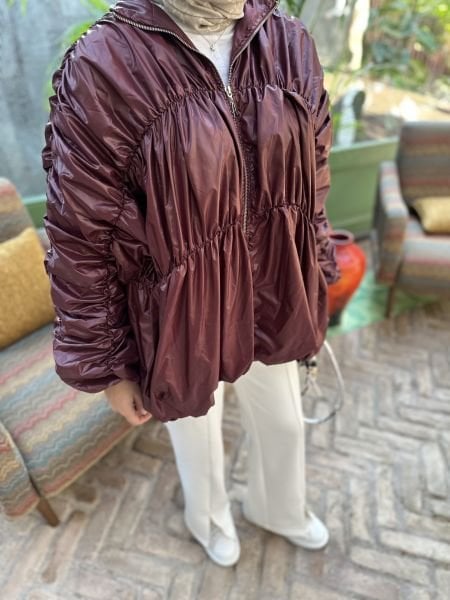 CLARA YAĞMURLUK BORDO