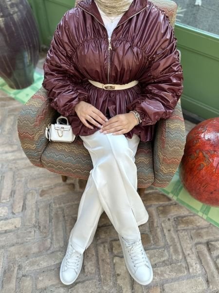 CLARA YAĞMURLUK BORDO