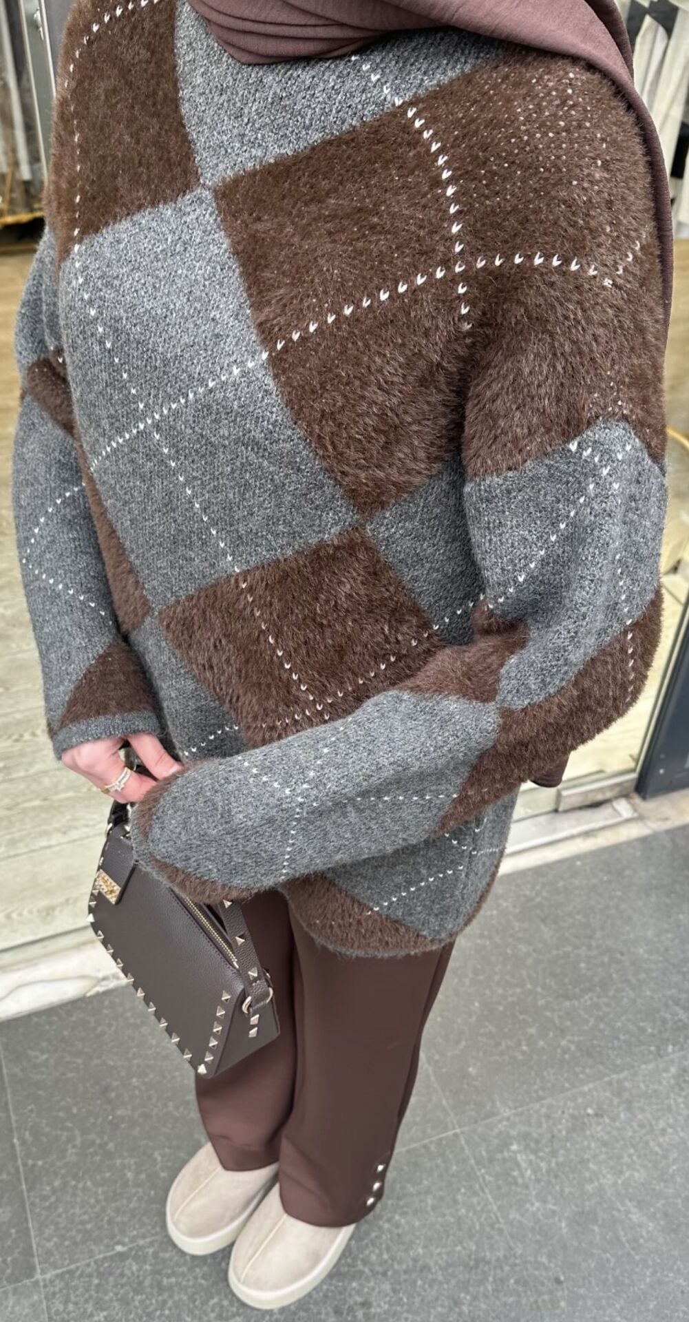 Baklavalı kazak kahve