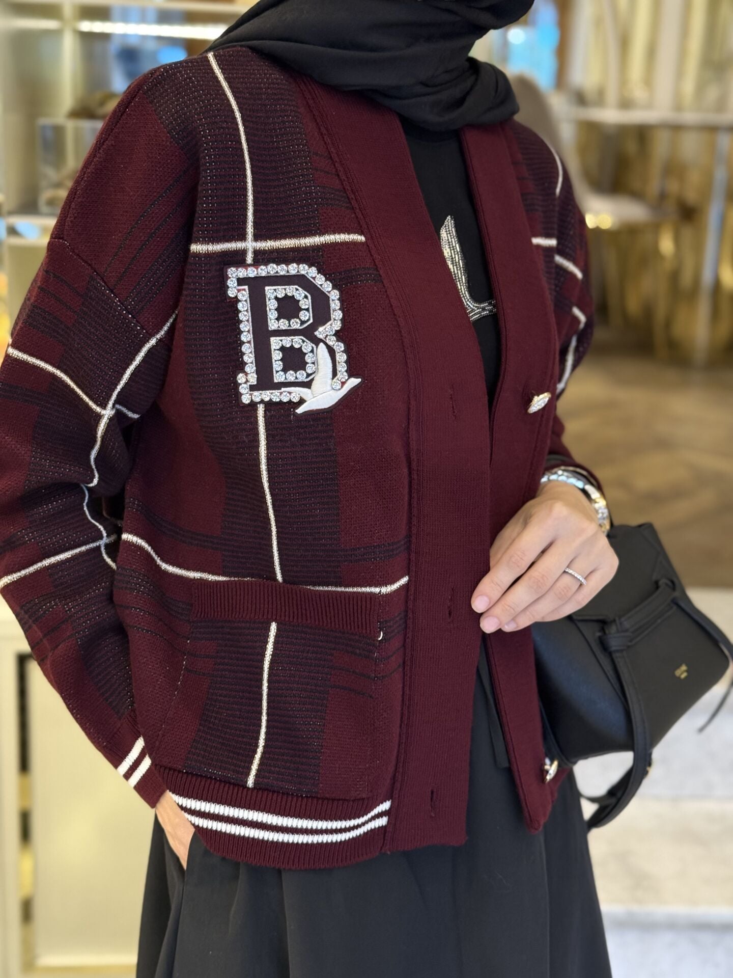 Bordo Tasarım Hırka