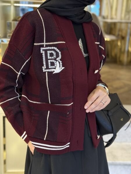 Bordo Tasarım Hırka