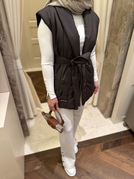 ŞİŞME YELEK / Kahverengi