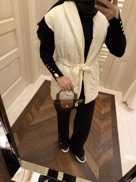 Şişme Yelek / Krem