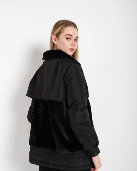 Hera kürk detaylı mont